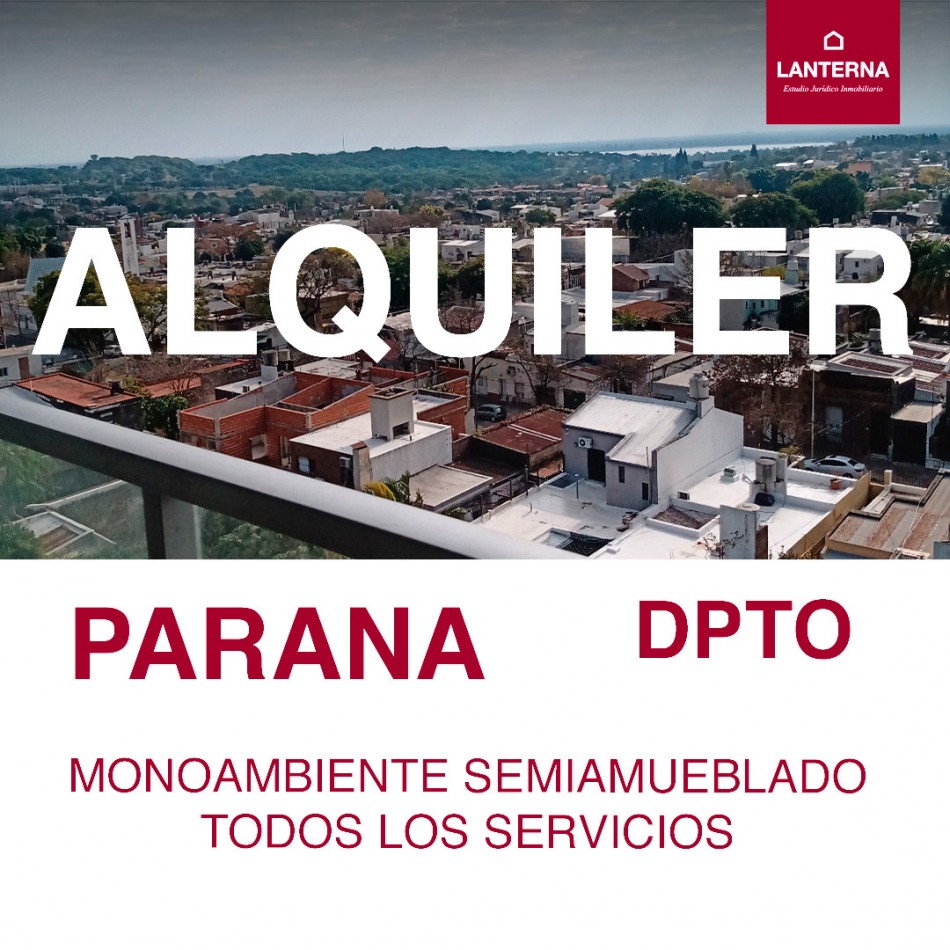 SE ALQUILA MONOAMBIENTE AMUEBLADO